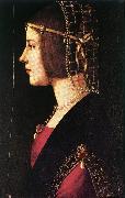 PREDIS, Ambrogio de Portrait of a Woman age oil painting